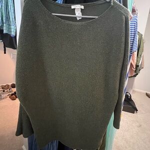 Carole Christian Forest Green Crew Neck Sweater